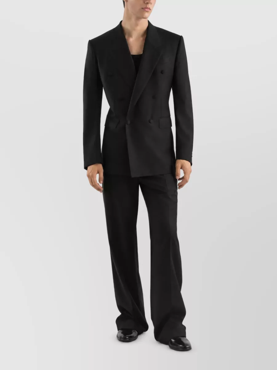Dolce&Gabbana Virgin Wool Double-Breasted Suit
