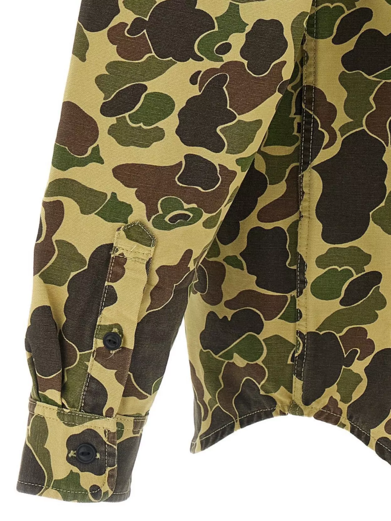 Carhartt Wip Camouflage Patterned Button-Down Collar Shirt