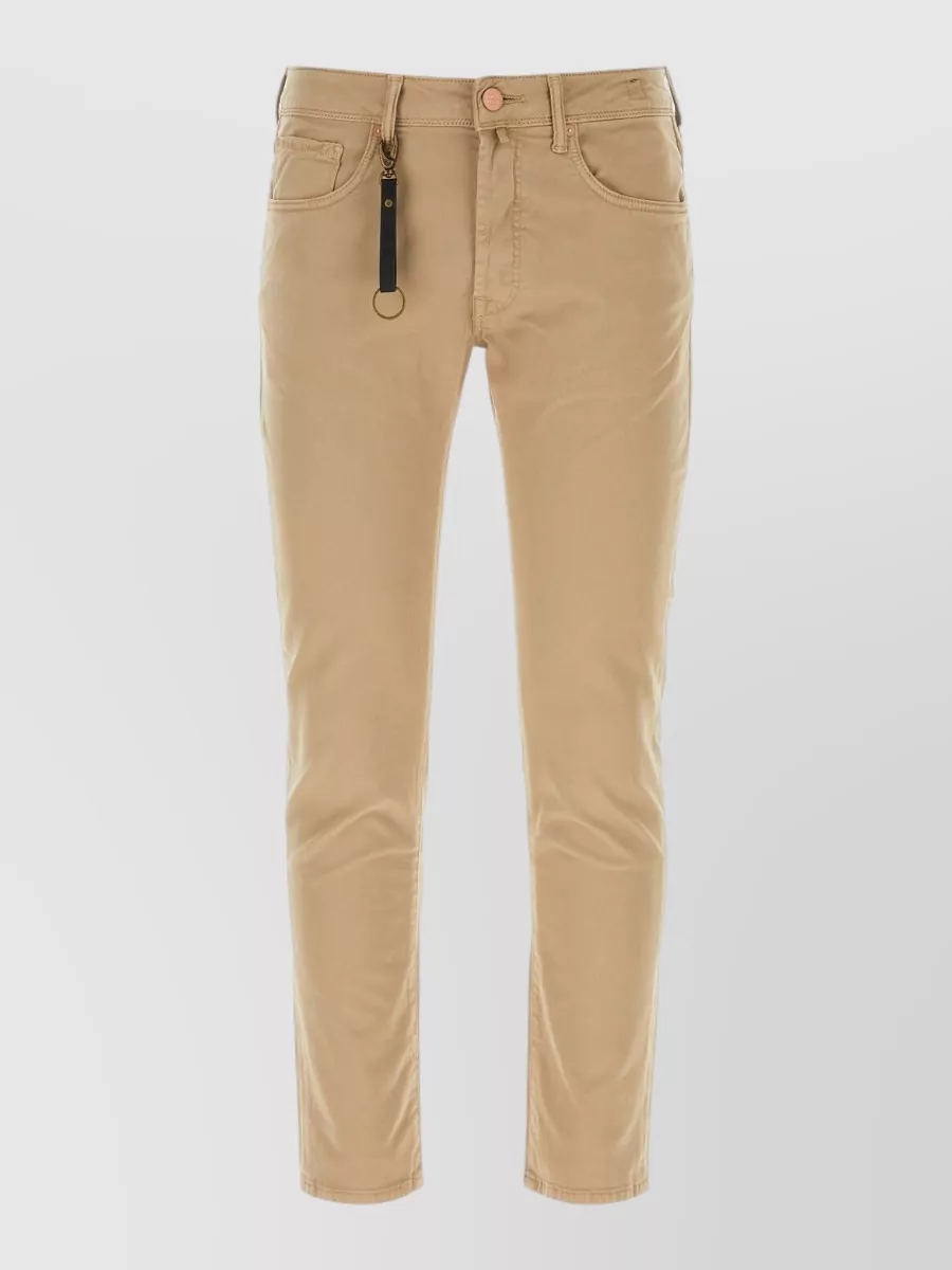 Incotex cotton stretch straight-leg pants