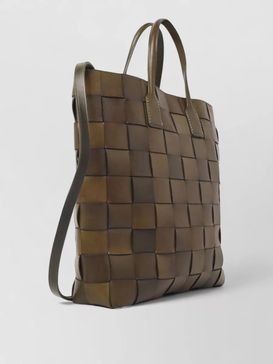 Dragon Diffusion Vintage Mesh Tote Leather Tote Bag