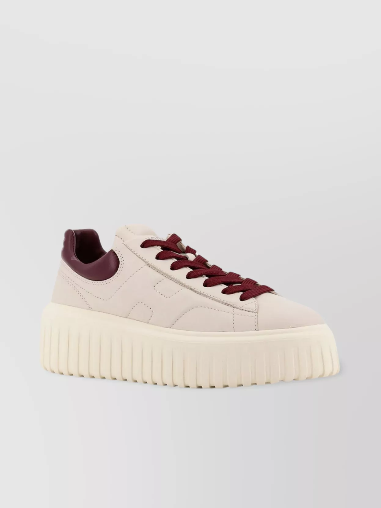 Hogan Low-top Sneakers With Rubber Sole And Platform