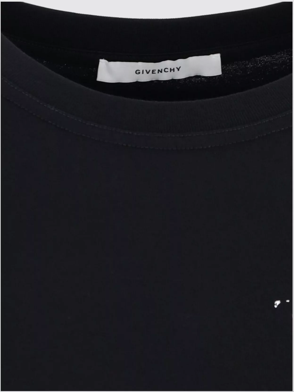 Givenchy Back Print Crew Neck Top