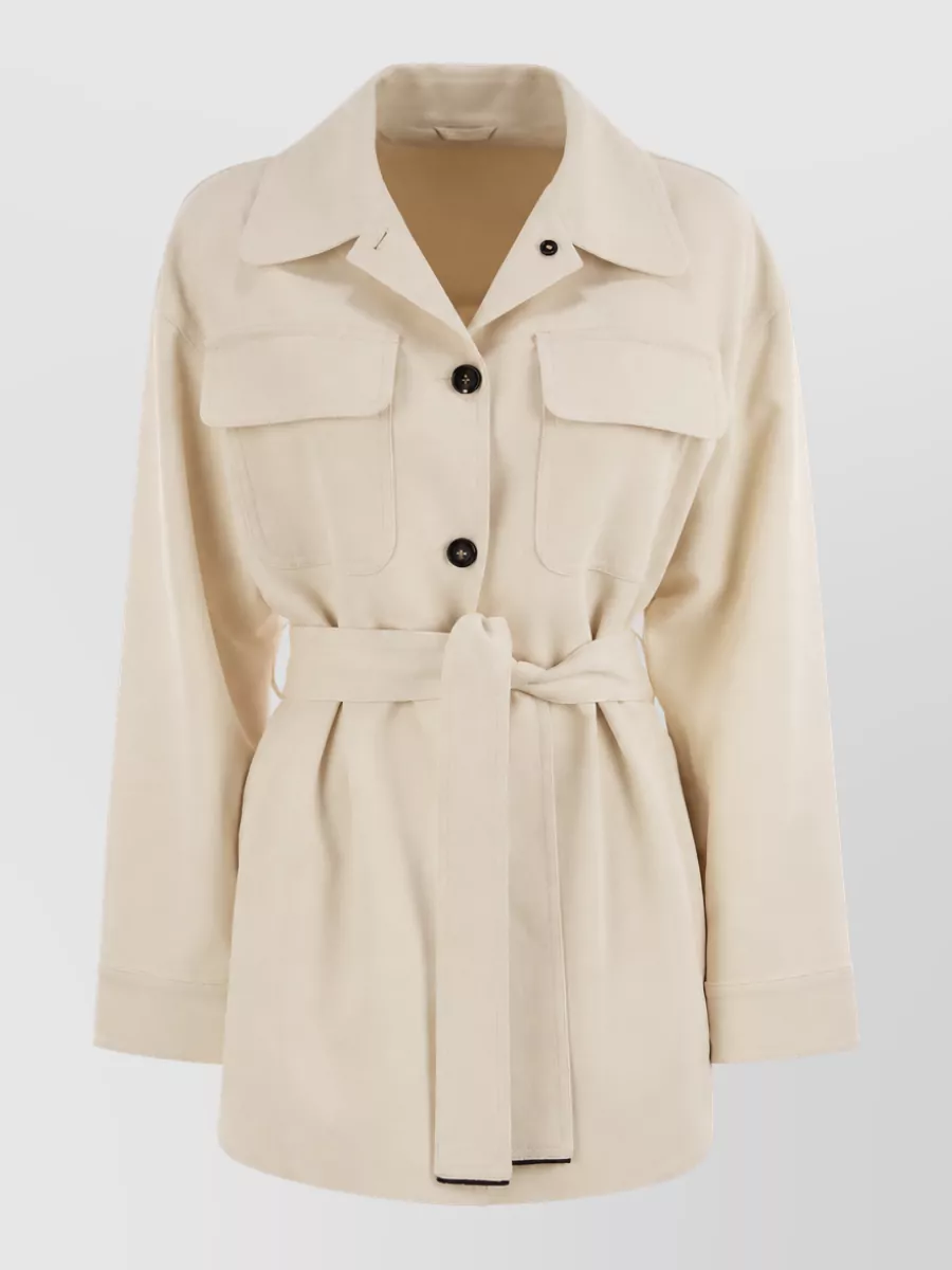 Brunello Cucinelli viscose and wool jacket