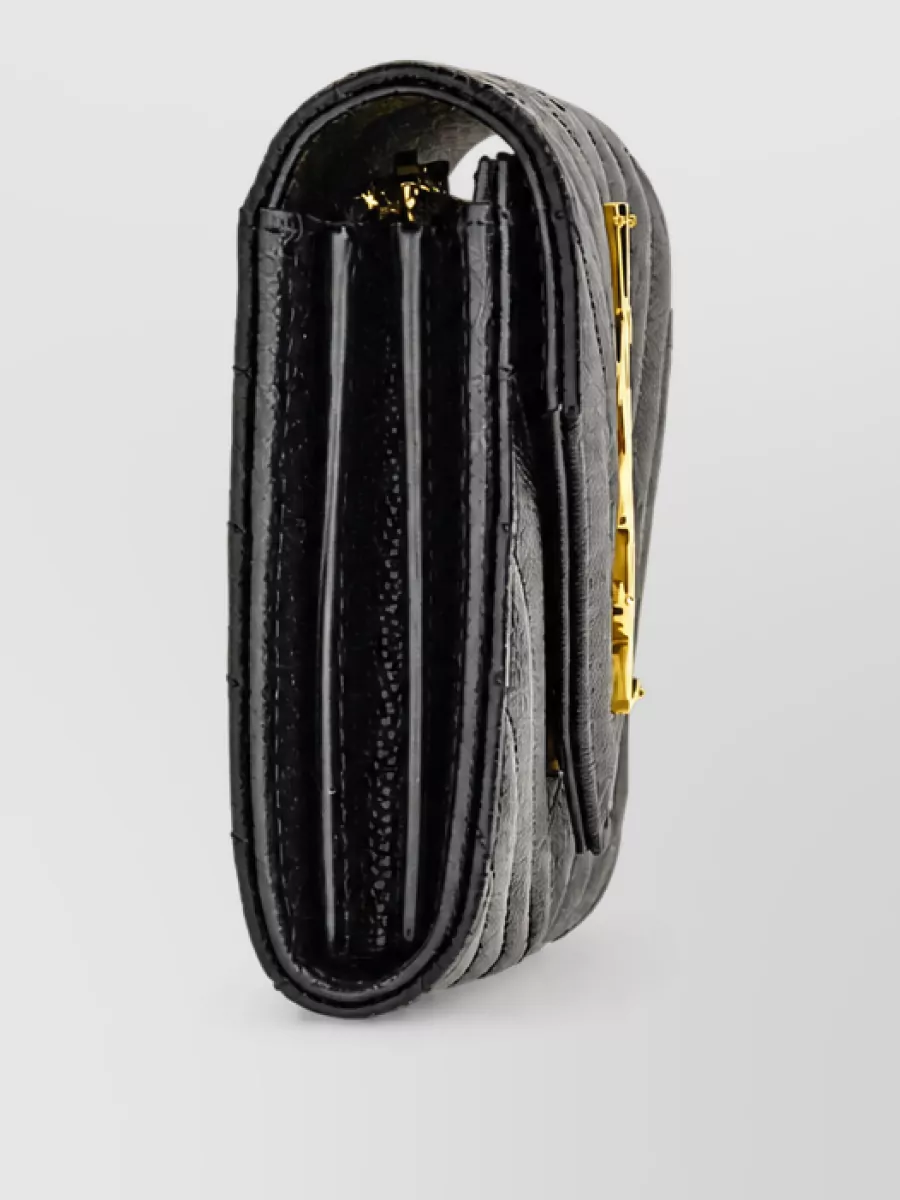 Saint Laurent Na Leather Clutch Bag