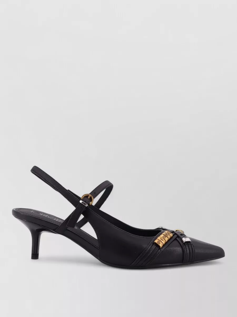 Pinko Leather Slingback Pumps