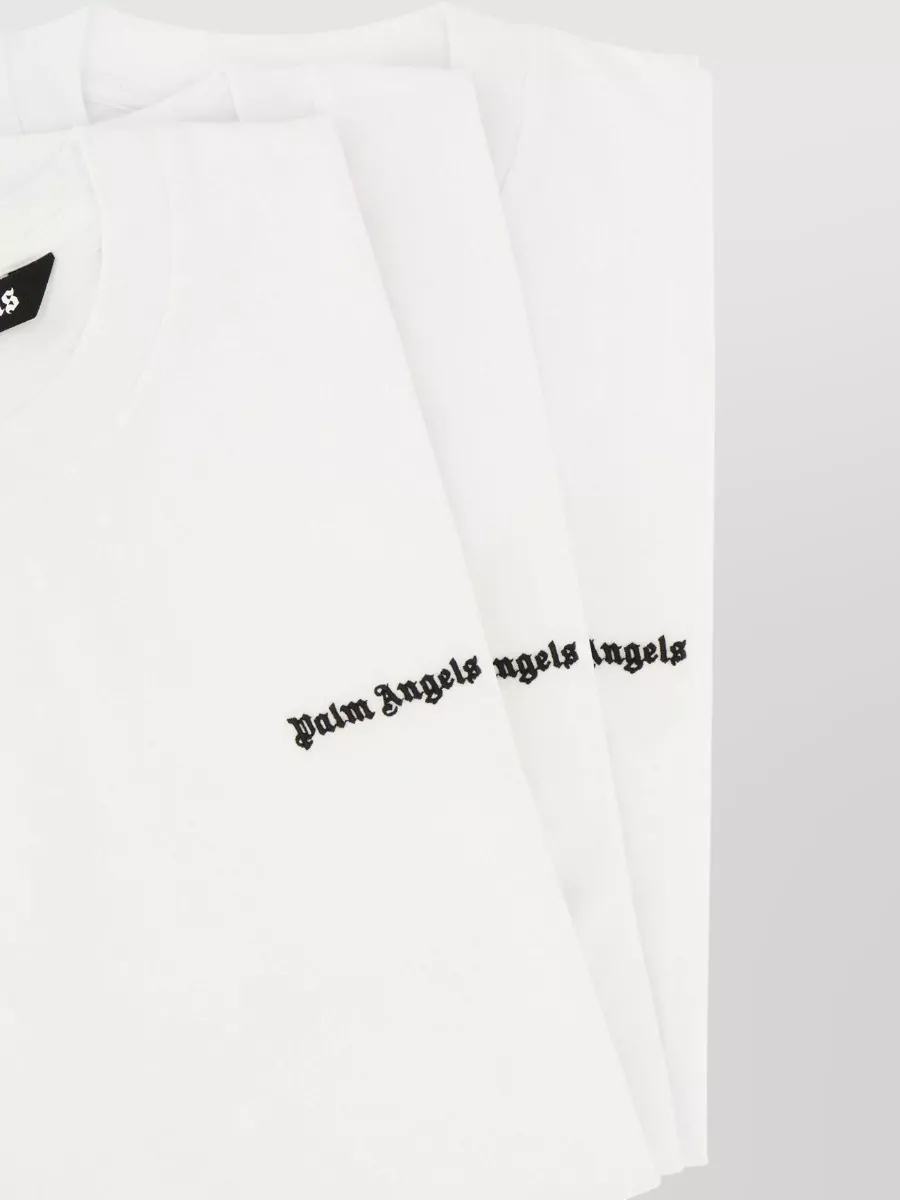 Palm Angels Cotton Logo-Print Crew-Neck T-Shirt Set
