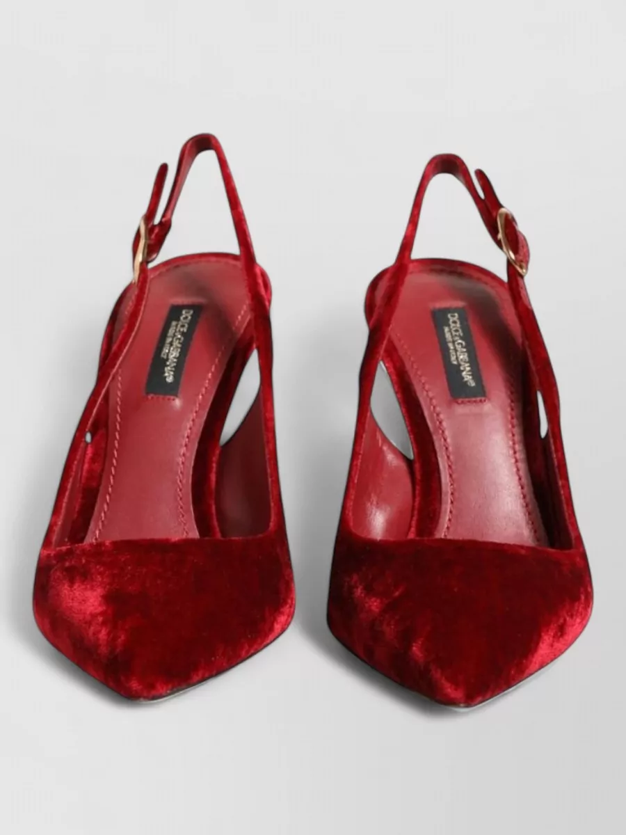 Dolce&Gabbana suede slingback pumps