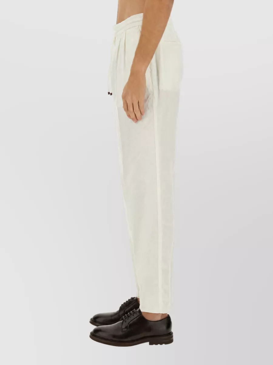 Brunello Cucinelli linen loose fit trousers