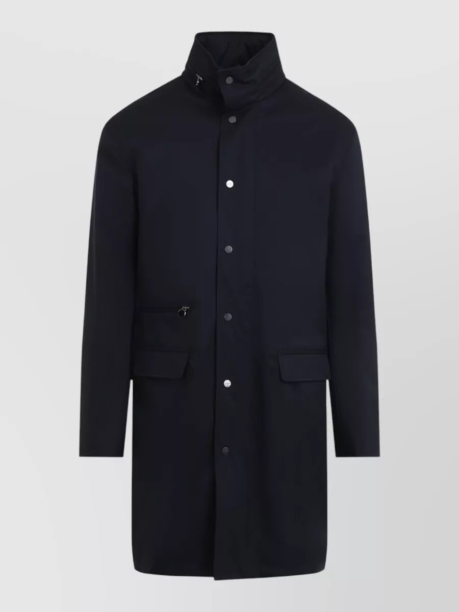 Kiton high-collar lightweight jacket