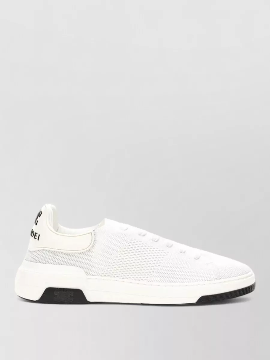 Casadei Leather Lace-Up Sneakers