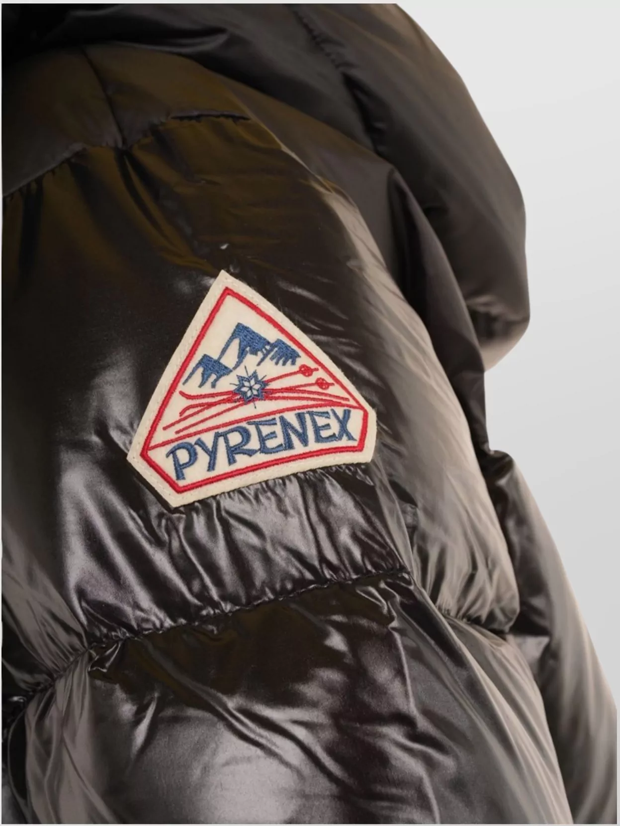 Pyrenex Hooded Padded Jacket Detachable Hood In Brown