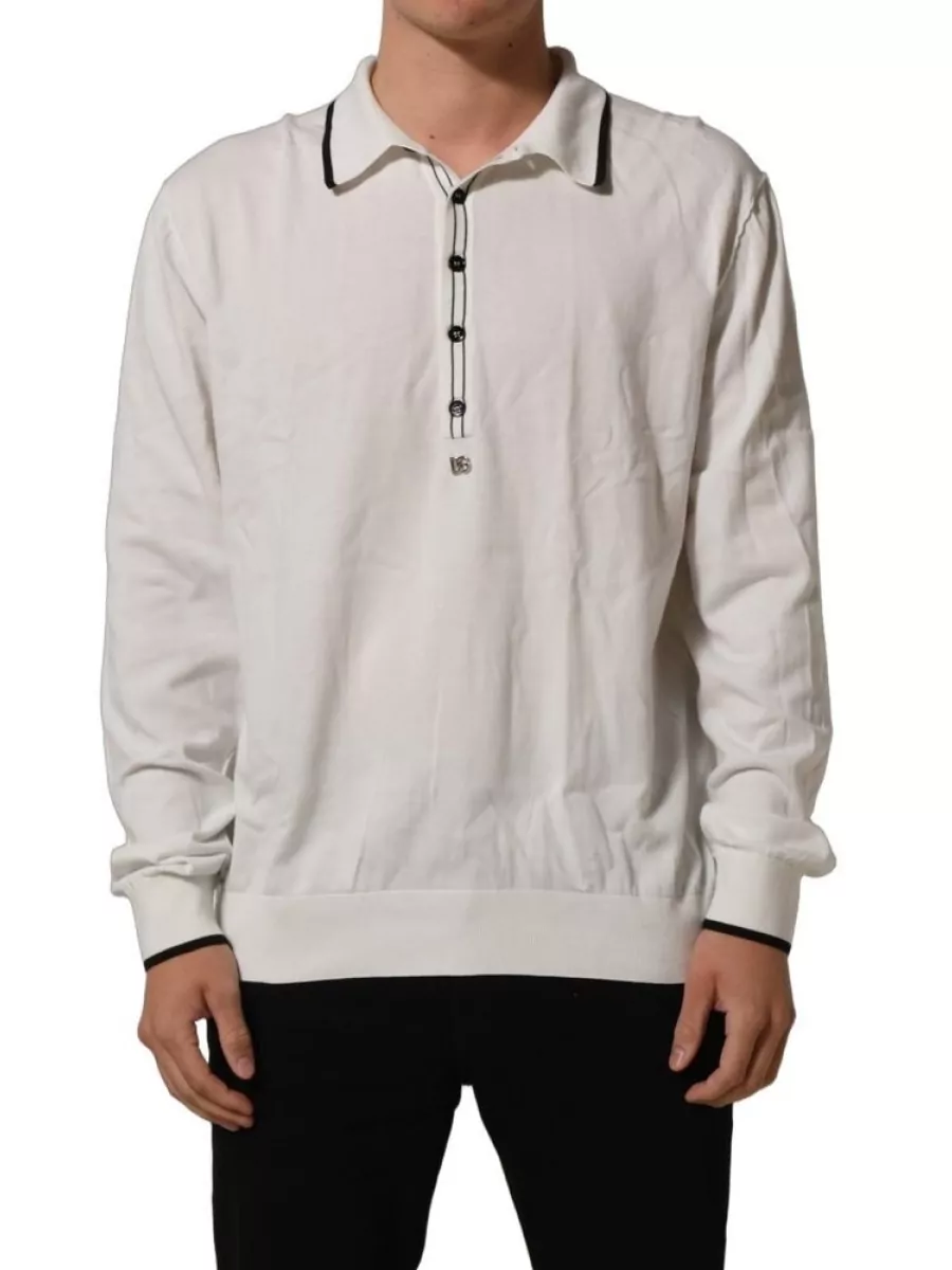 Dolce&Gabbana Silk Leaf Print Crew Neck T-Shirt