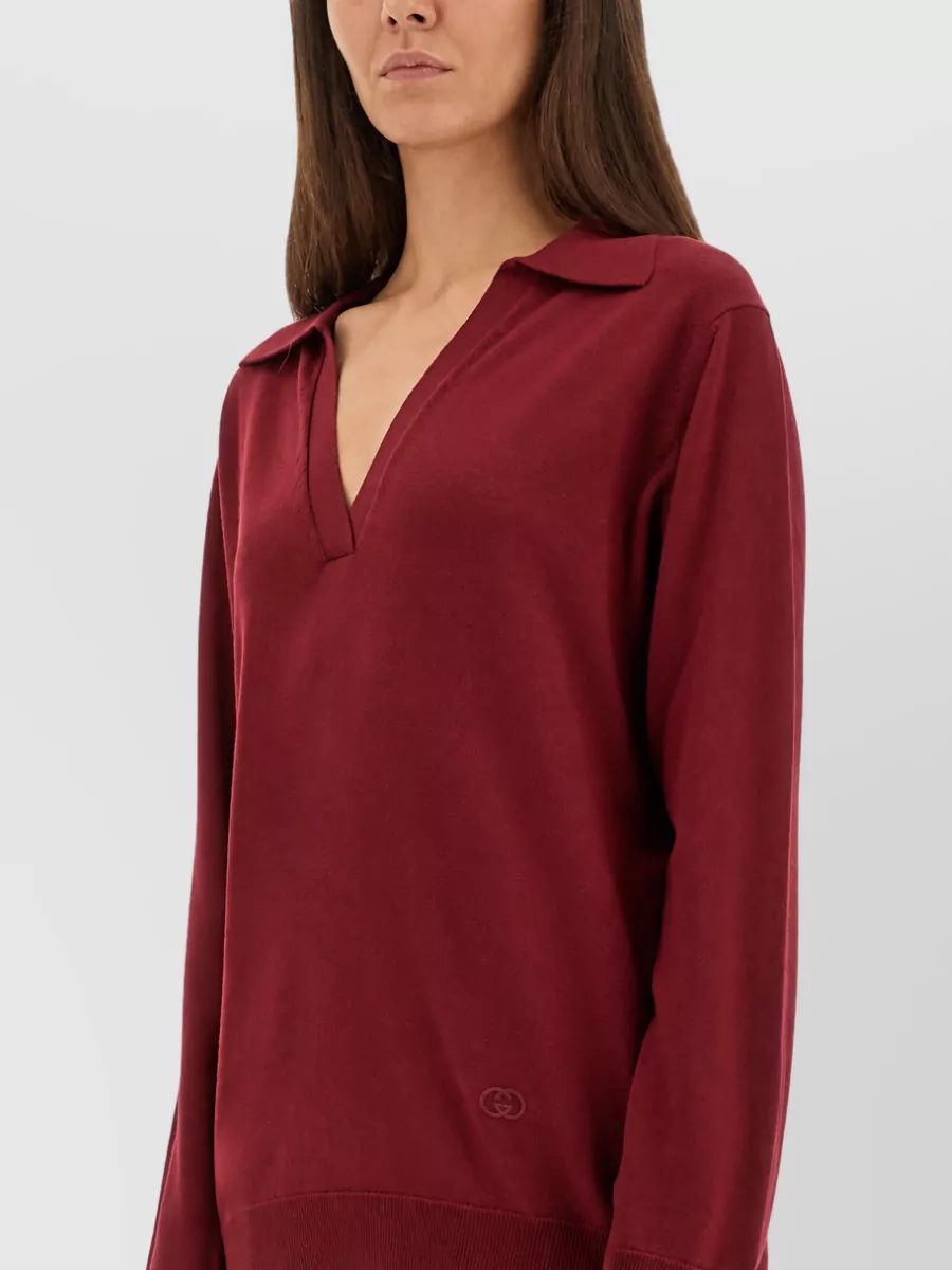 Gucci Fine-Knit Wool Polo Jumper