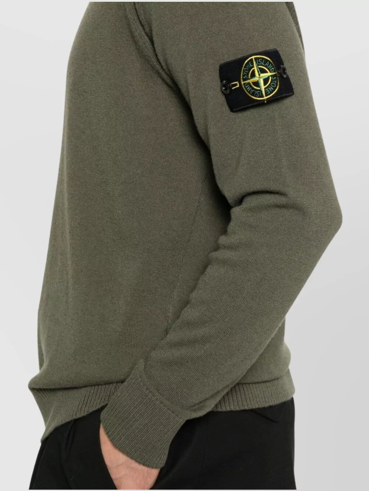 Stone Island Crew Neck Jumper Raglan Sleeves