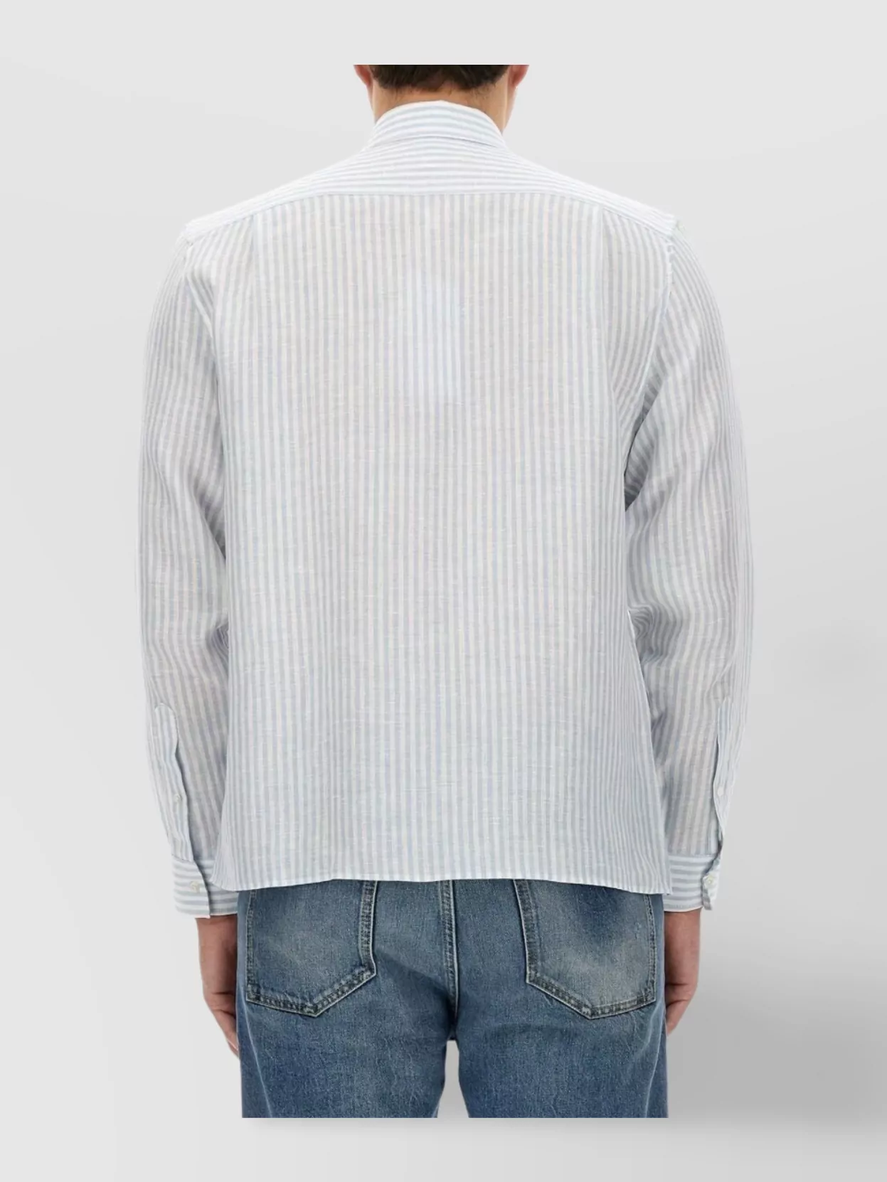 Lacoste Striped Logo Shirt Front Pocket