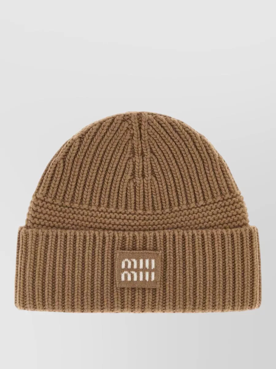 Miu Miu cashmere wool beanie