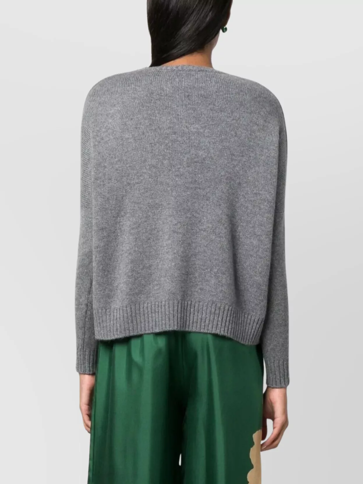 Kujten Soft Knit Sweater Ribbed Hem