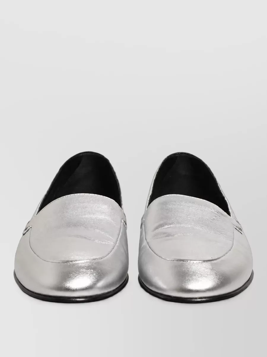 Dolce&Gabbana leather slip on monk shoes