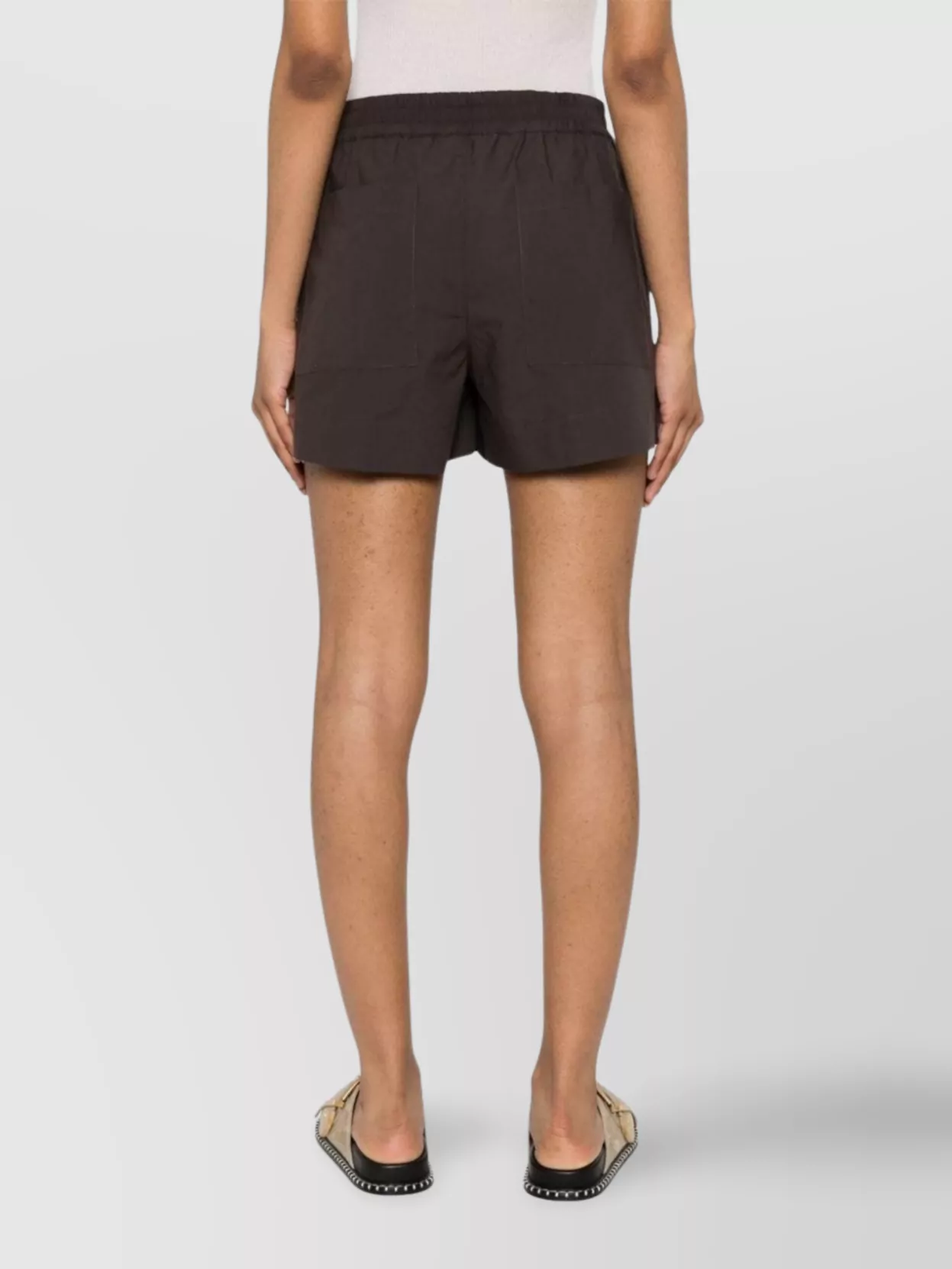 P.a.r.o.s.h Elasticated-waist Poplin Shorts