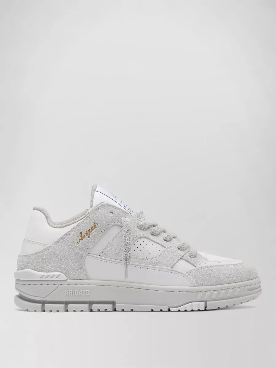 Axel Arigato Low Top Sneakers Suede Accents Perforated Sole