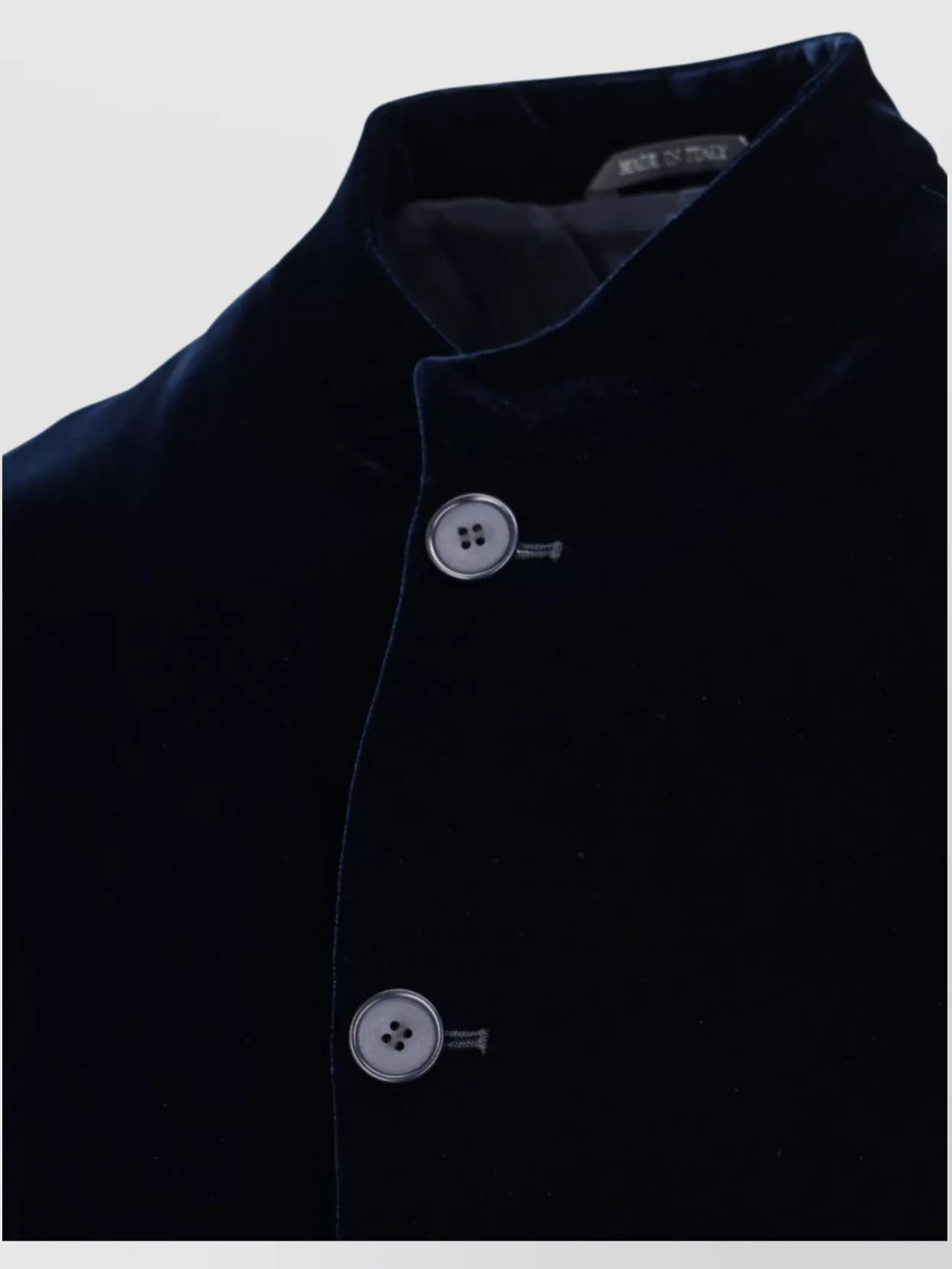 Giorgio Armani Luxe Velvet Blazer Front Pockets
