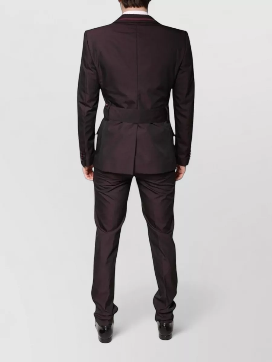 Dolce&Gabbana Silk Slim-Fit Tailored Trousers