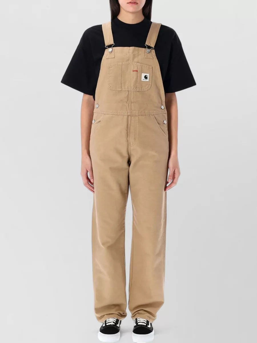 Carhartt Wip Organic Cotton Loose-Fit Wide-Leg Overalls
