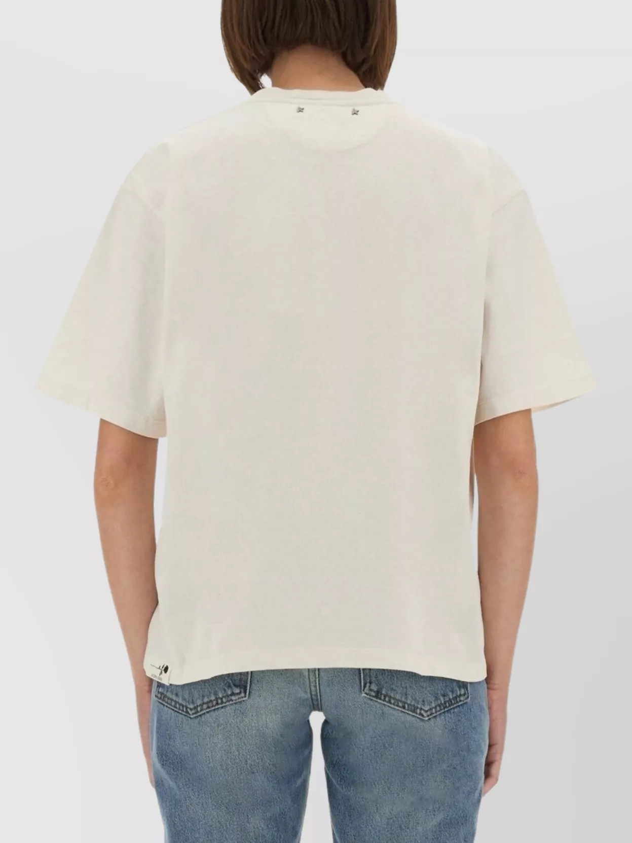 Golden Goose Crew Neck Graphic Print Short Sleeves Top