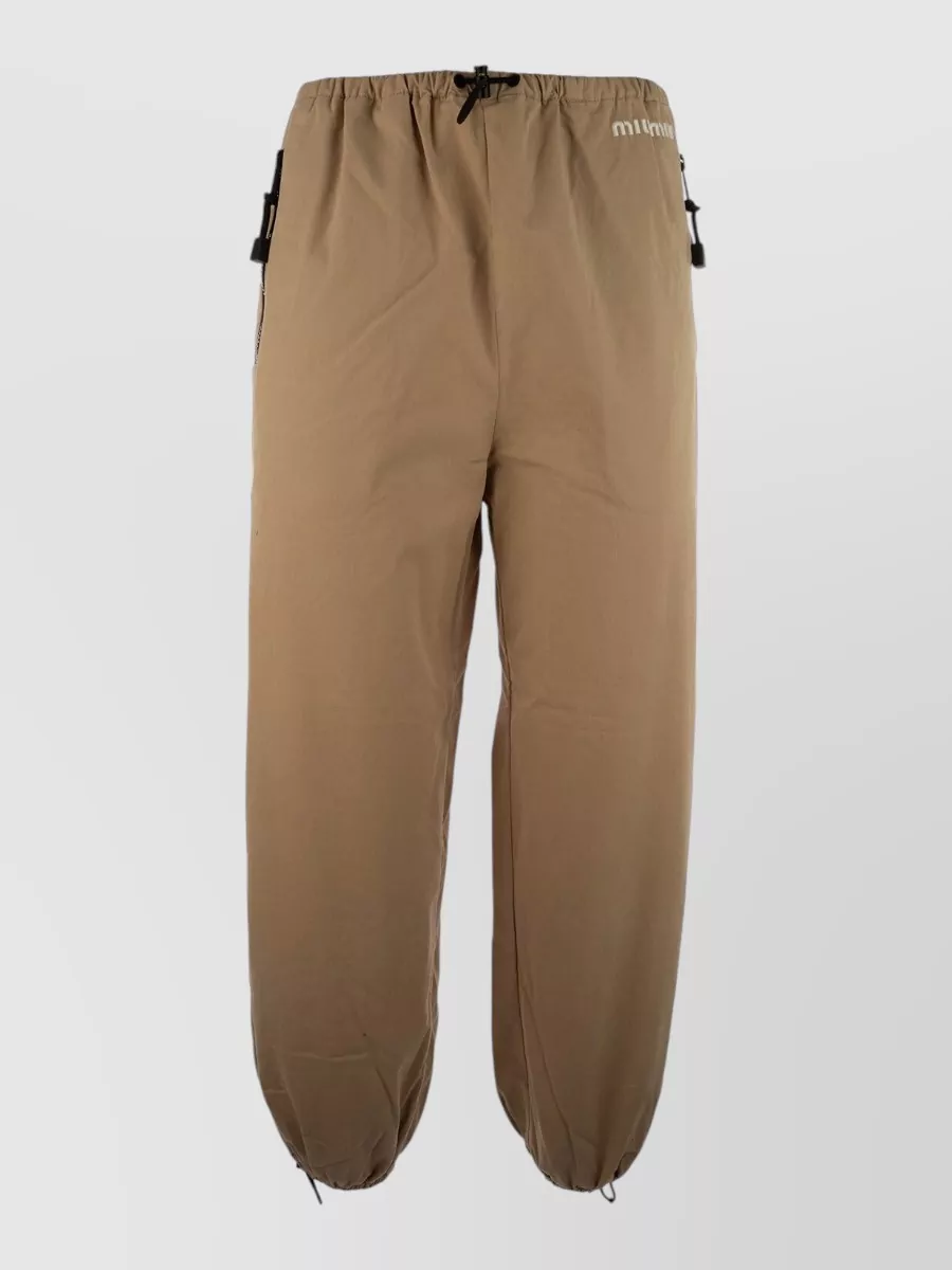 Miu Miu Cotton track pants