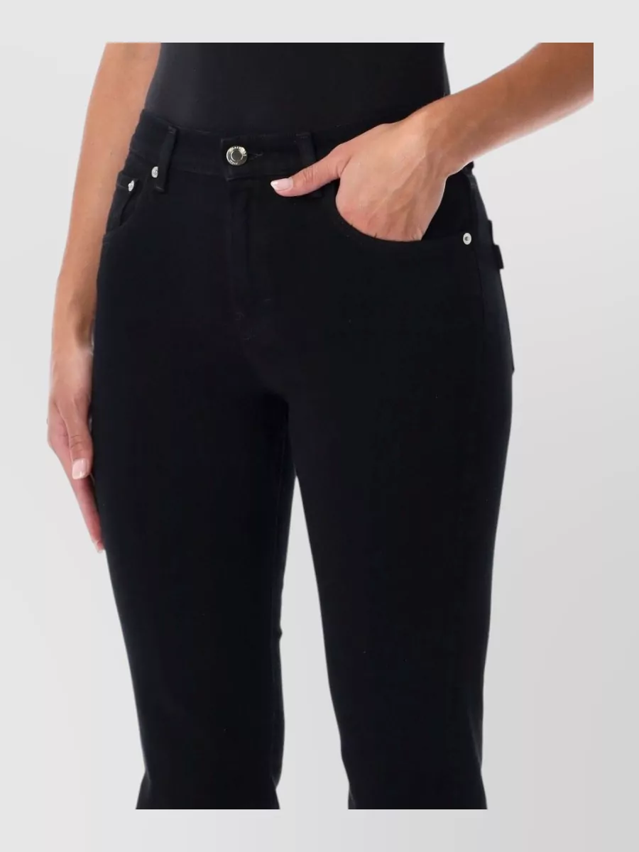 Haikure denim mid-rise flared jeans