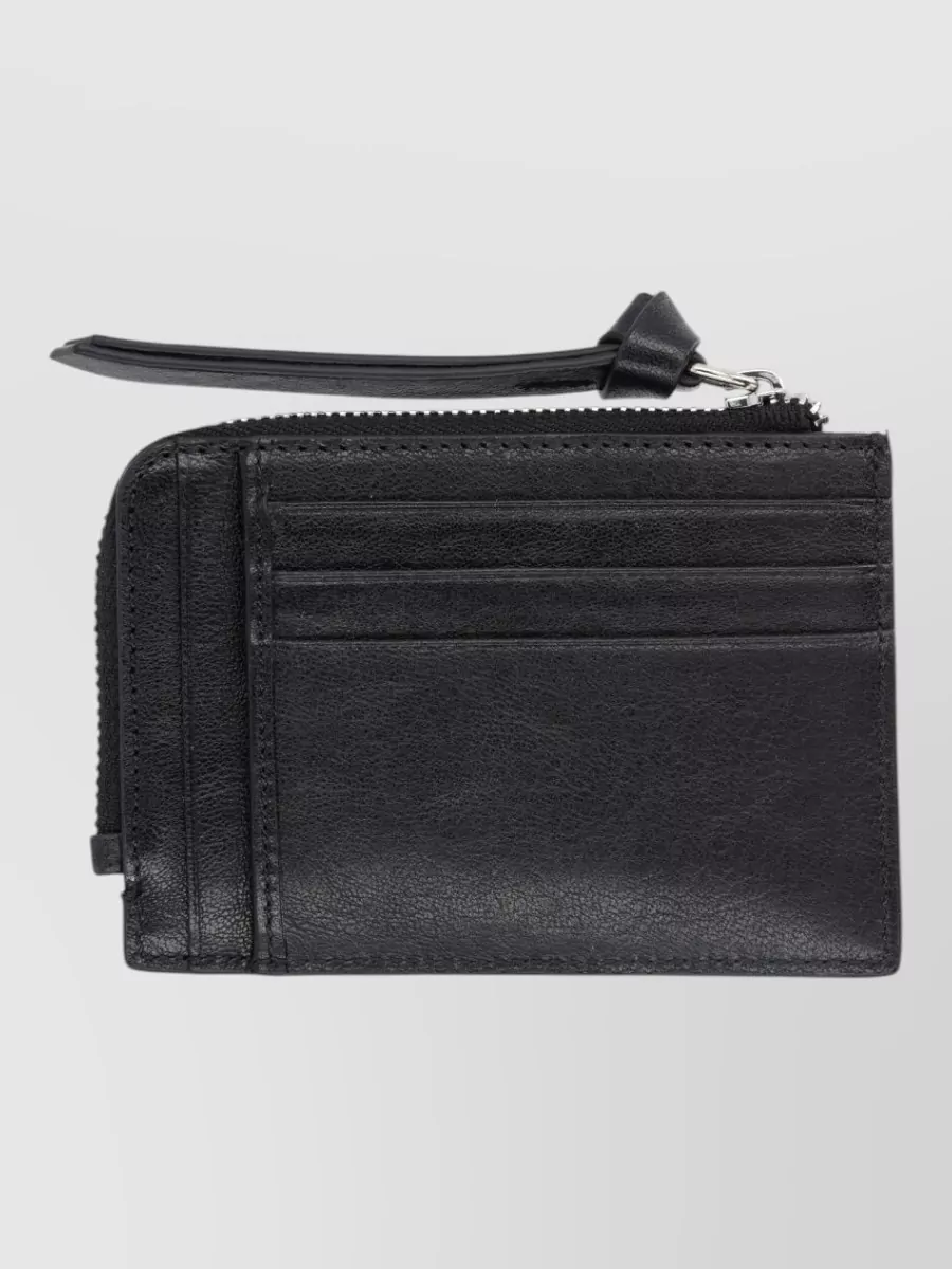 Vivienne Westwood leather zip card holder