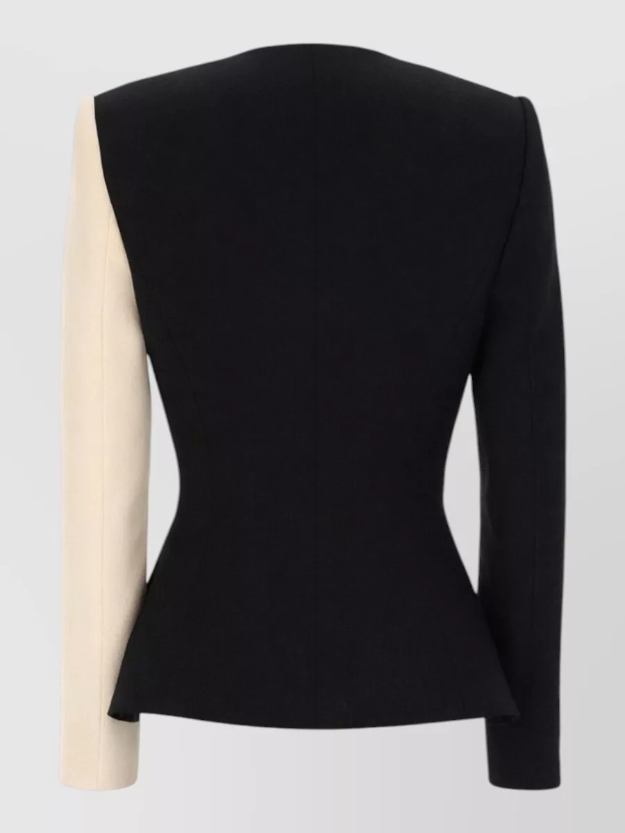 Valentino Wool Jacket Bow Detail Long Sleeves