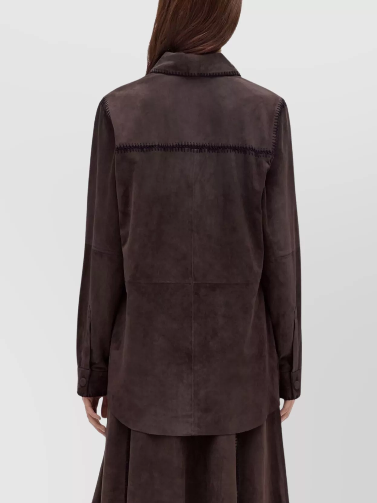 Blugirl Long Sleeve Shirt With Pointed Collar And Pockets