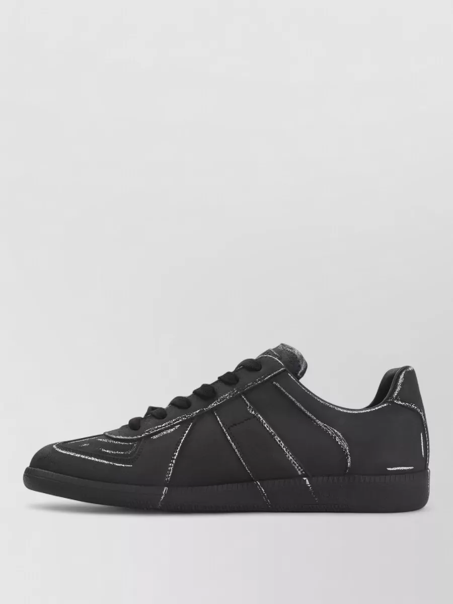 Maison Margiela Leather Low-Top Sneakers