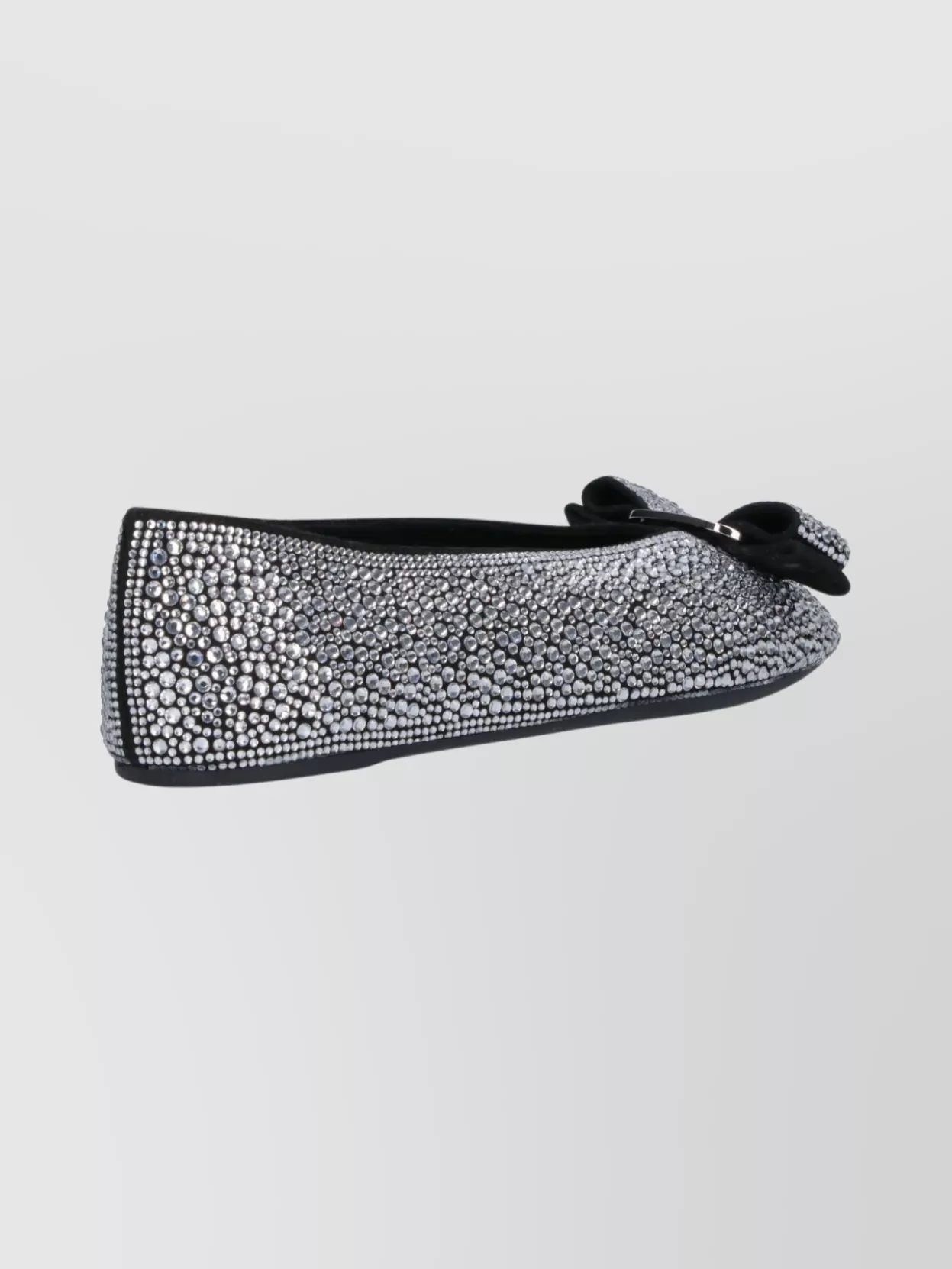 Ferragamo Ballerina Shoes With Bow And Embellishments