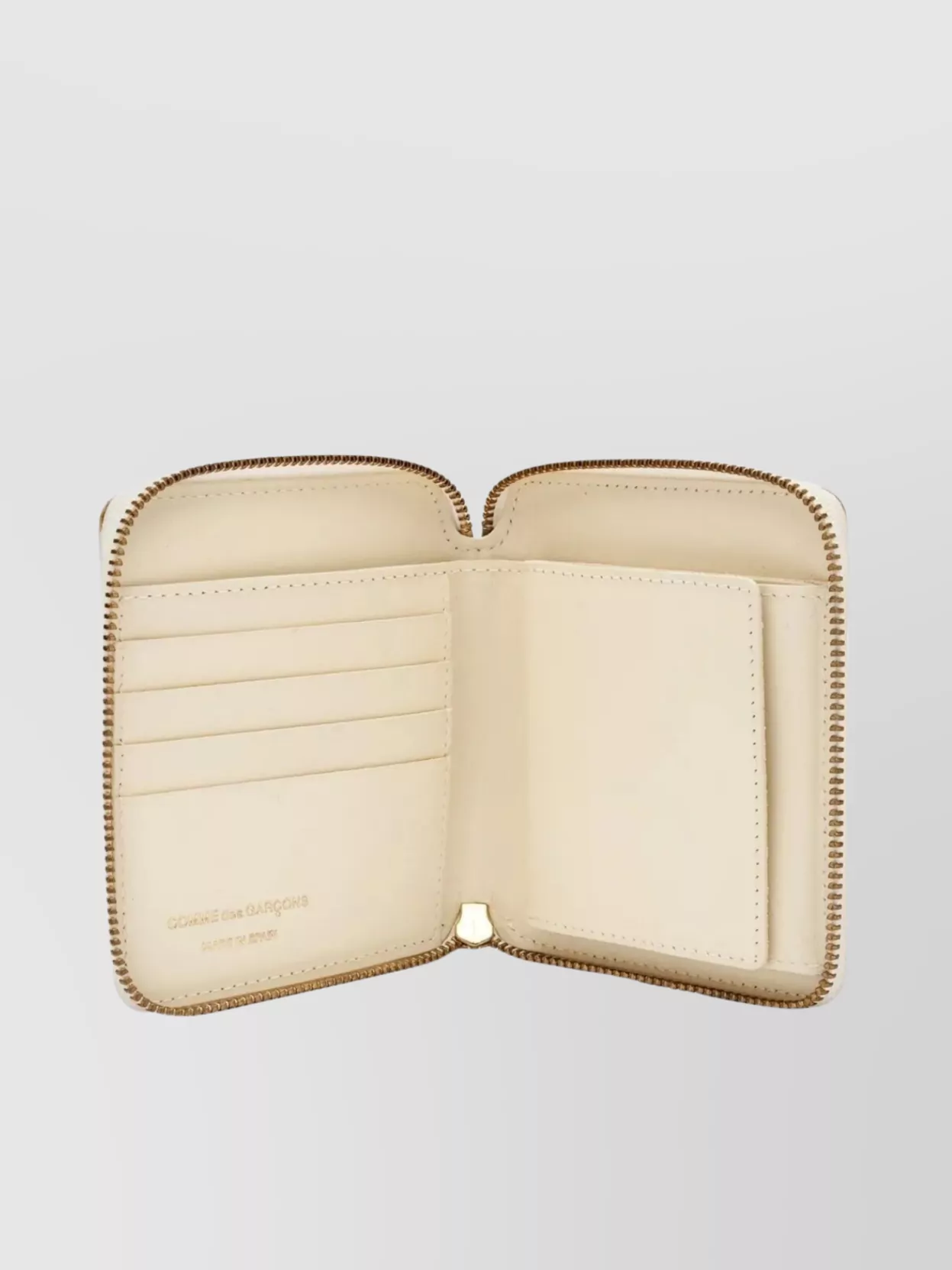Comme Des Garçons Streamlined Leather Wallet Line