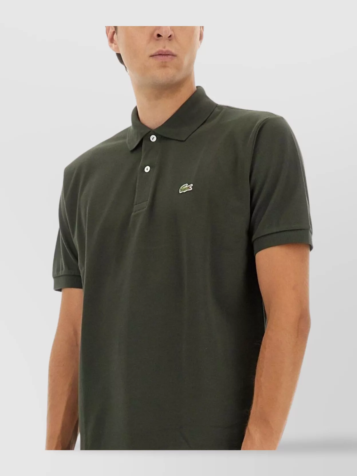 Lacoste Polo Shirt With Short Sleeves And Collar