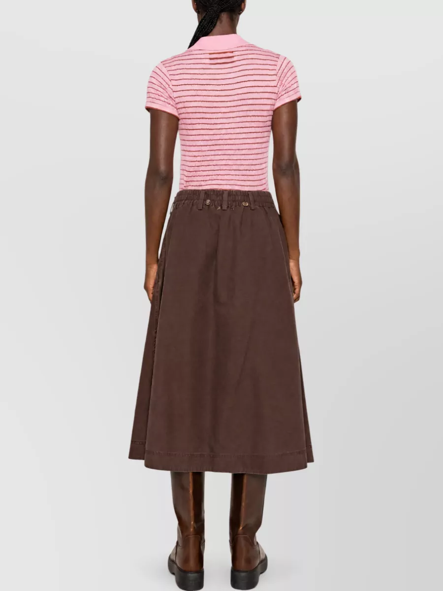Golden Goose Cotton A-Line Skirt