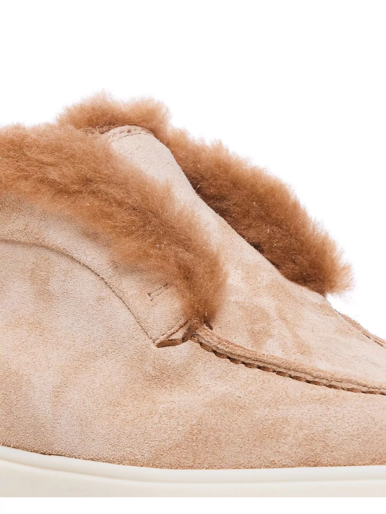 Santoni Suede Desert Bootie Loafers