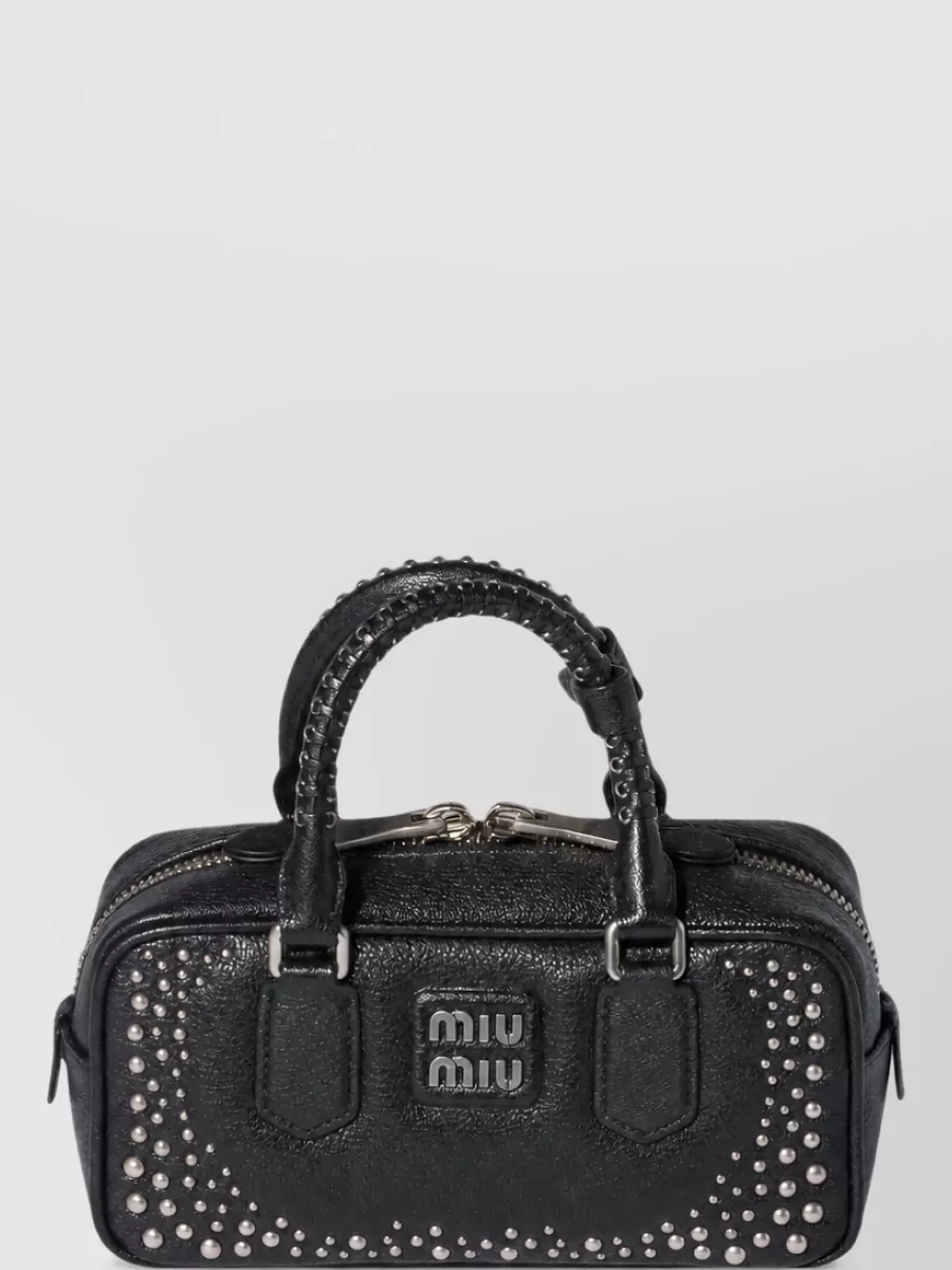 Miu Miu arcadie goat leather shoulder bag