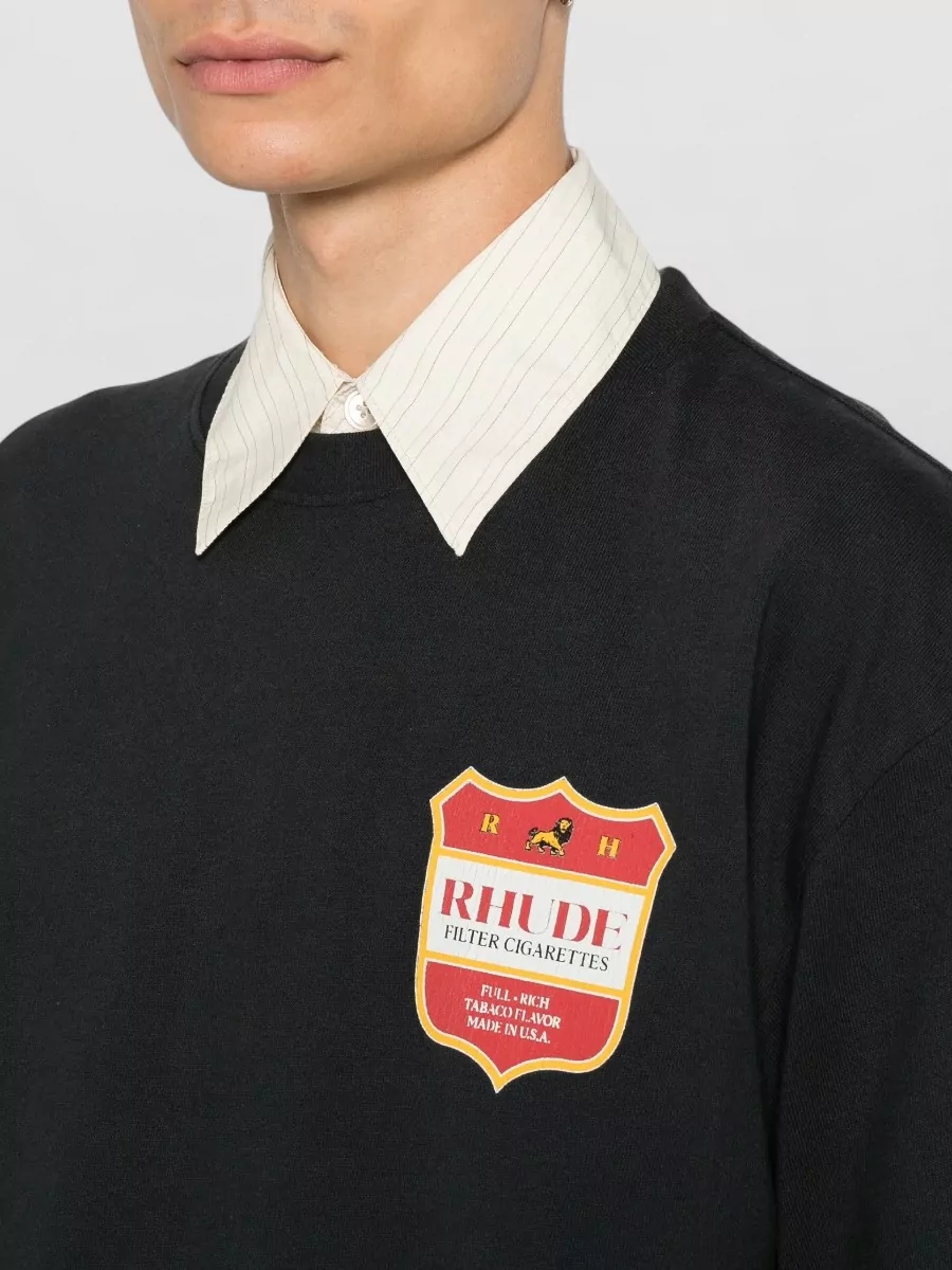 Rhude Printed Cotton Long-Sleeve T-Shirt