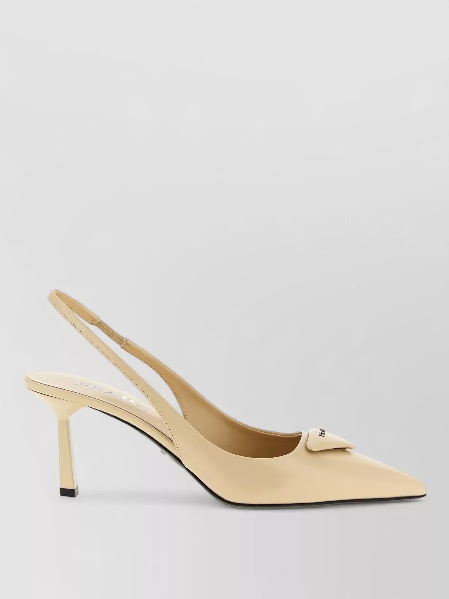 Prada Leather Slingback Pumps