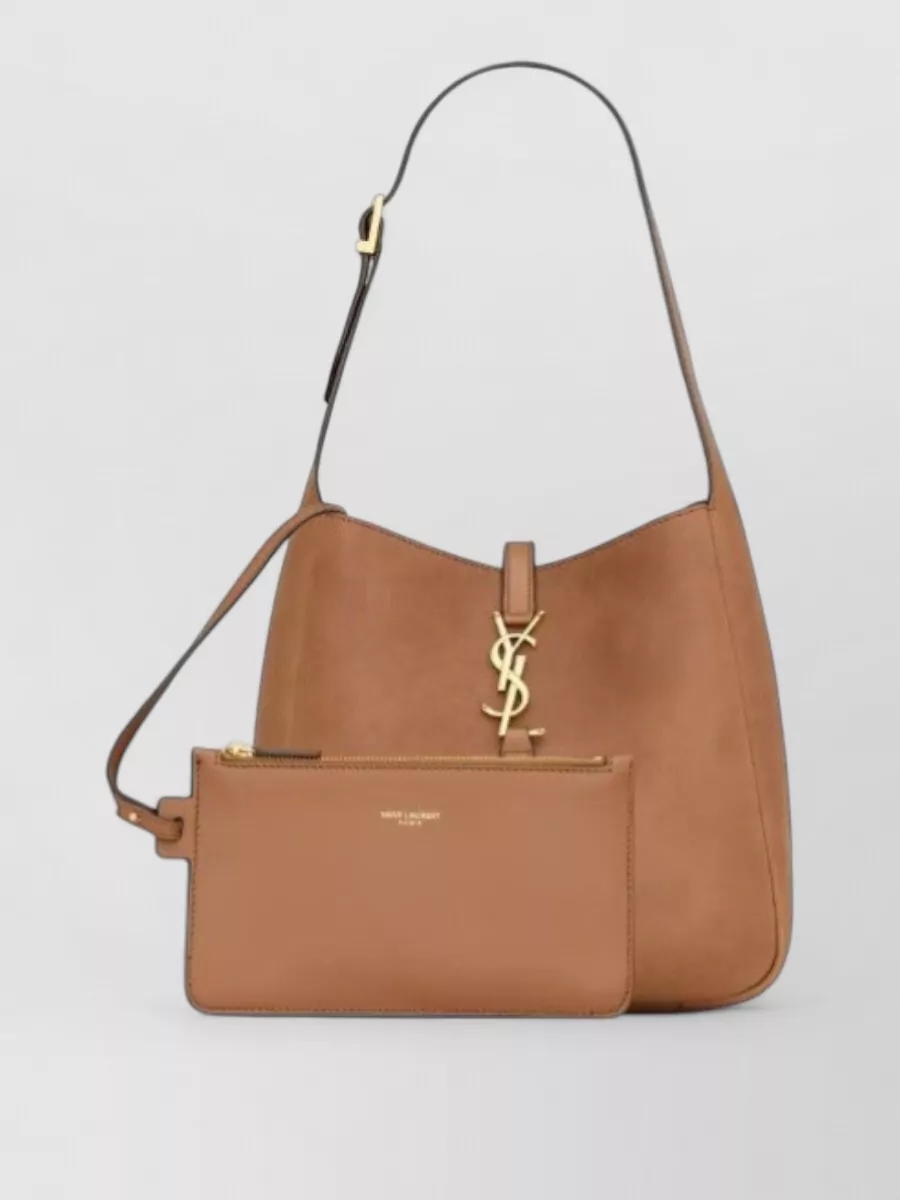 Saint Laurent Le 5 à 7 small leather tote bag