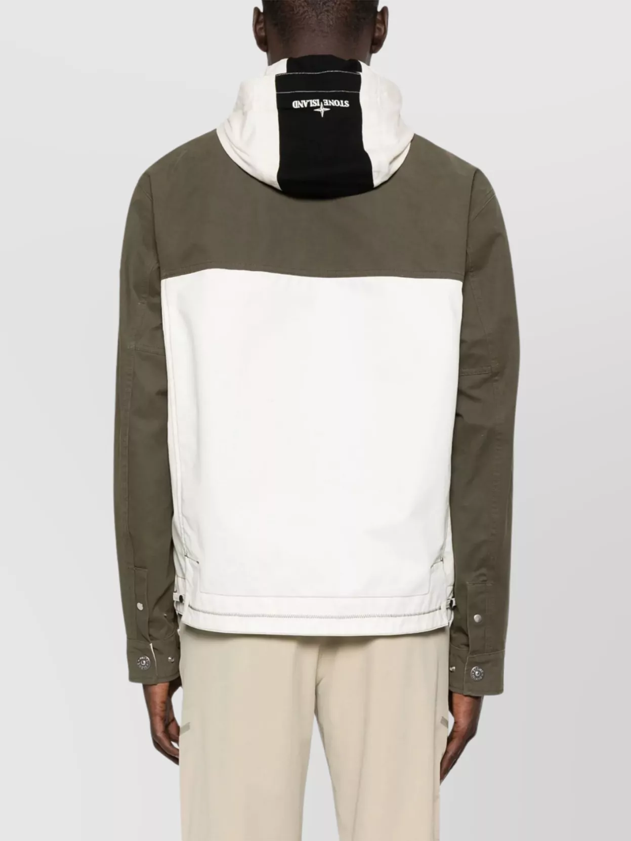 Stone Island Men's Hooded Cotton Jacket