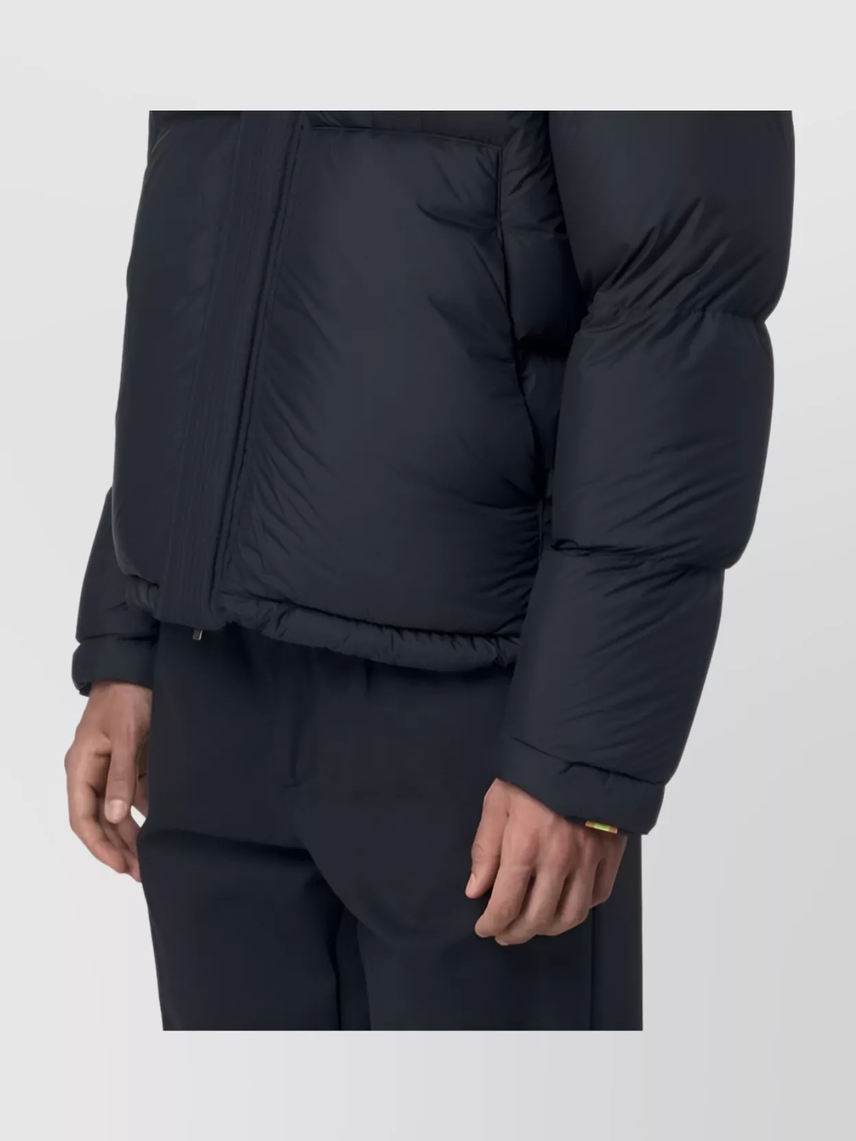 K-Way High Neck Puffer Bomber Jacket