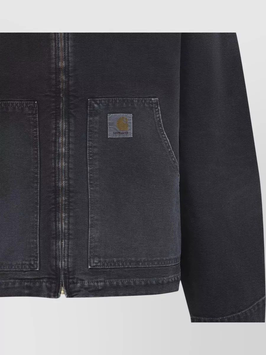 Carhartt Wip Corduroy Collar Cotton Canvas Work Jacket