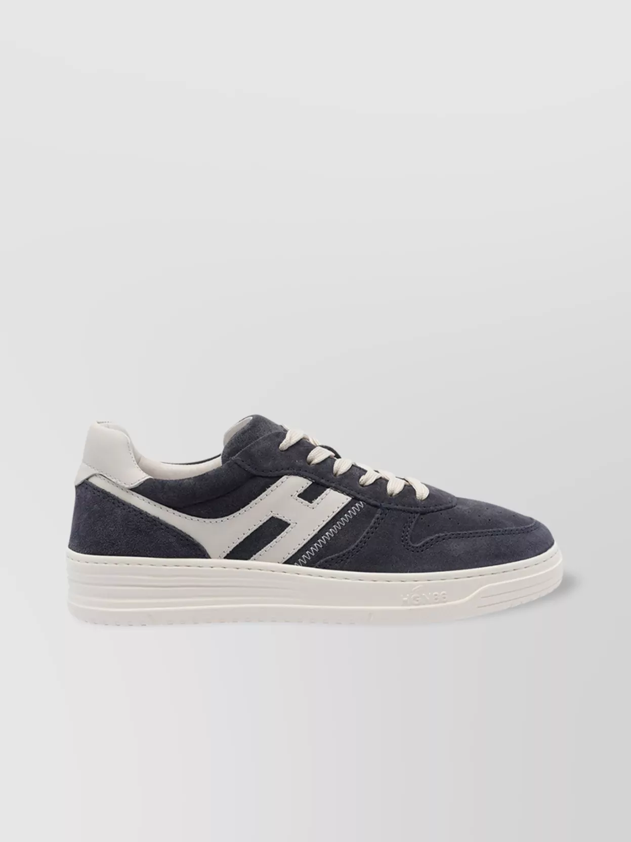 Hogan Low Top Suede Finish Sneakers