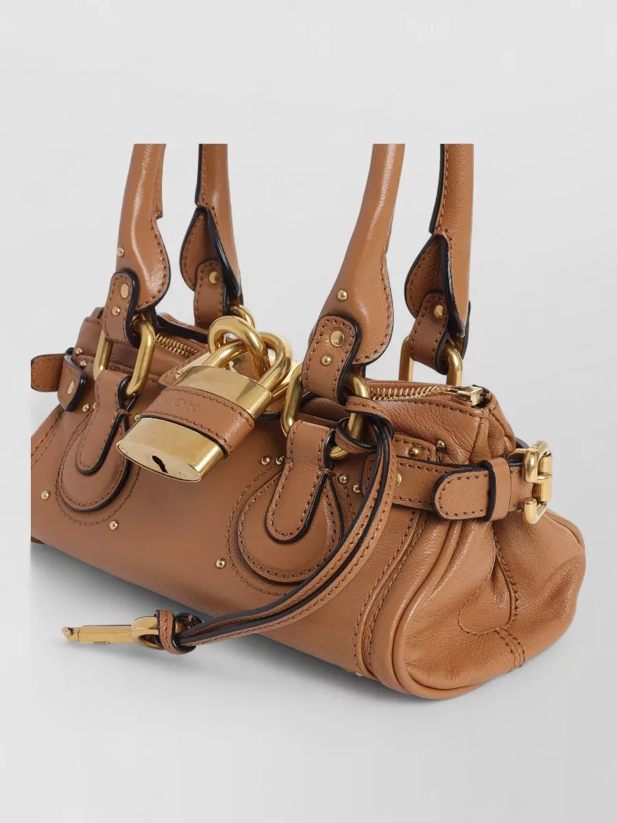 Chloé Womens Mustang Brown Paddington Small Leather Top-handle Bag In Brown