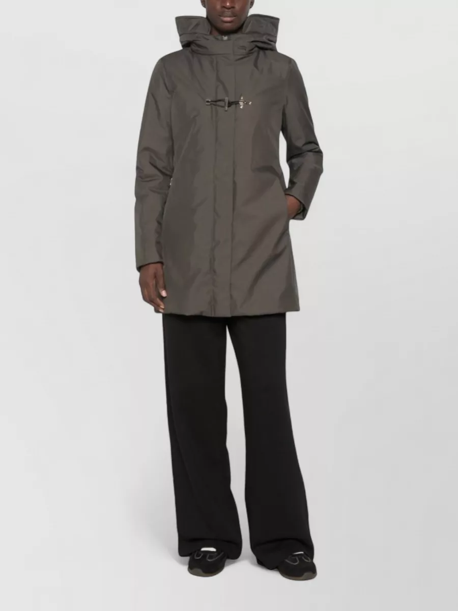 Fay Quilted Hooded Parka Jacket