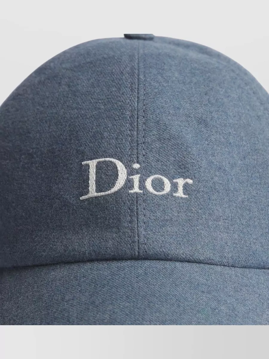 Christian Dior Paph Baseball Hat Curved Brim Eyelets